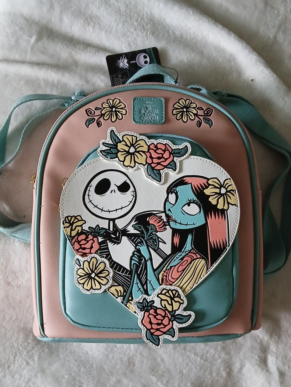 Disney TIM BURTON'S Sally & Jack Nightmare Before Christmas Backpack Purse